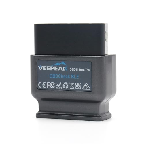 Veepeak OBDCheck BLE Bluetooth OBD II Scanner Auto Diagnostic Scan Tool for iOS & Android, Bluetooth 4.0 Car Check Engine Light Code Reader