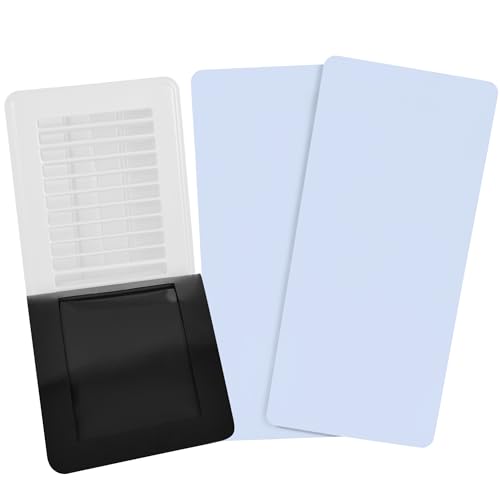 SEAL360 Magnetic Vent Covers (3-Pack), Pockets for Complete Seal, 5.5" X 12" (White) for Floor, Wall, or Ceiling Vents and Air Registers, for RV, Home HVAC and AC Vents, Vent Not Included