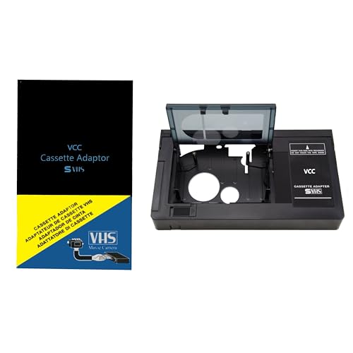 Motorized VHS-C to VHS Cassette Adapter for JVC C-P7U CP6BKU C-P6U Panasonic PV-P1 RCA VCA115