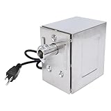 Aqur2020 Rotisserie Motor 45W Heavy Duty Universal Replacement Spit Motor, Stainless Steel Electric Grill Motor for Pig Goat Chicken Roaster, Ideal for Outdoor BBQ (US Plug 100‑240V)