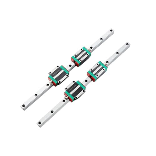Linear Rail Guide Machines Kit 2pcs HGR20 Square Linear Guides 2350mm 2400mm 2450mm 2500mm 2550mm+4pcs HGH20CA Linear Guide Rail Block(2500mm)