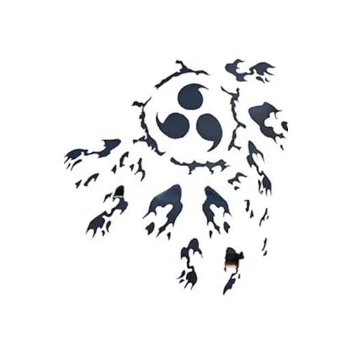 Curse Mark Tattoo, Temporary Tattoo Ninja Shinobi, Anime Cosplay Accessories & Prop