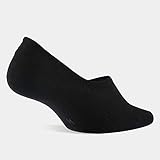 WANDER No Show Socks Mens 7 Pairs Cotton Thin Non Slip Low Cut Mens Invisible Casual Socks (7black, Size 9-11)