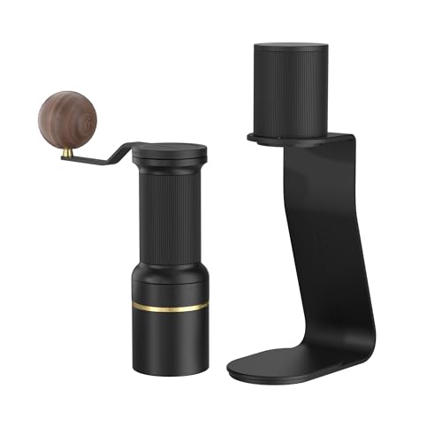 Cocinare ESSENCE DUO B38 Ultra Coffee Grinder – Elevate Your Daily Ritual with 80 Precision Settings, GhostEdge™ Burr, Magnetic Wood Knob – Artisan Design for Pour-over & Espresso (Matte Black)