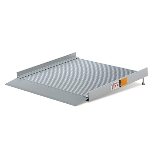 Rampit USA Empower Series Aluminum Adjustable Threshold Ramp, Made in USA (Ramp Only, 36" W x 36" L)