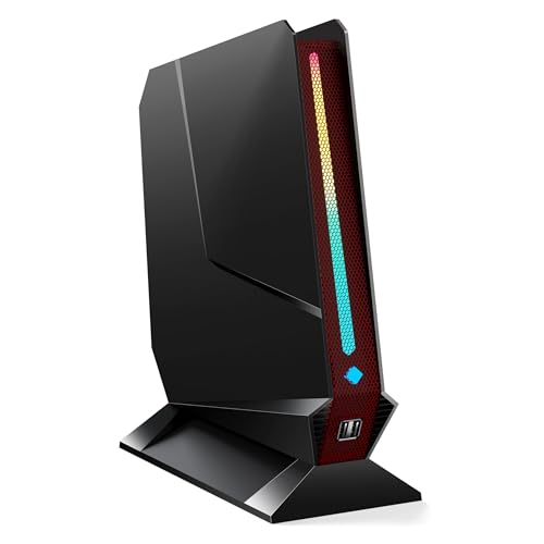 TOPGRO T1-Pro Mini Gaming PC Core i9-13900HK/RTX4060 8G GDDR6, Gaming Computer 32GB RAM DDR5, 1TB PCIe4.0 SSD, Adjustable RGB Light, WiFi6E/BT5.3/2.5G LAN 4K@60Hz Win11 Pro High-Performance Desktop PC