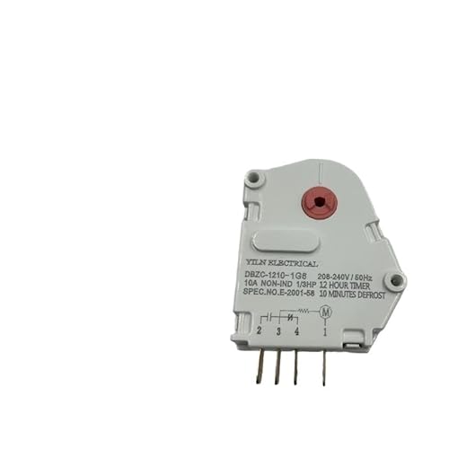 XILENY Refrigerator Defrost Timer for Hisense Haier Refrigerator Defrosting Timer DBZC-1210-1G6 Replacement Parts