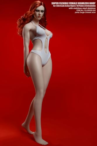 Phicen TBLeague S42 S42A S43 S43A 1/6 Scale Female Super-Flexible Seamless Body (PLLB2020-S42-Pale Skin, with Head Sculpt)