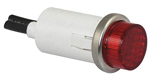 2 Set- Raised Indicator Light, Red, 240V