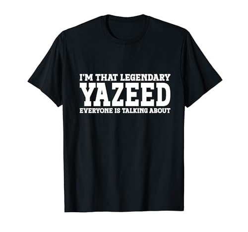 Yazeed Personal Name First Name Funny Yazeed T-Shirt