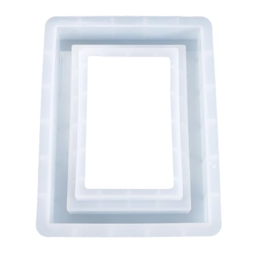 STOBOK DIY Photo Frame Making Supplies - Crystal Drop Silicone Molds, Cake Mold, Epoxy Resin Crystal Set