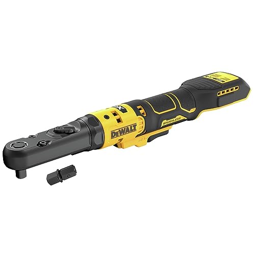 DEWALT 20V MAX XR Cordless Ratchet, 3/8" and 1/2" Sealed Head Ratchet, Bare Tool Only (DCF510B)