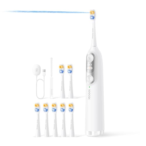 Soocas NEOS II Pearl White with 6 Additional Brush Heads Bundle
