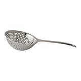 RSVP International Endurance Kitchen Collection Pierced Straining Tools, Pasta Scoop, 18/8 Stainless Steel