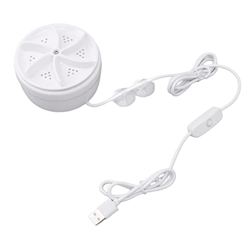 Mini Washer, Ultrasonic Washing Machine Portable USB Turbine Powered Ng Lave Linge for Clothes Socks Underwear 5V 60W WasherDryers Space Saving Small