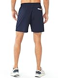 NORTHYARD Men's Athletic Running Shorts Quick Dry Workout Shorts 7"/ 5"/ 9" Lightweight Sports Gym Basketball Shorts Hiking Exercise NAVY-5inch L