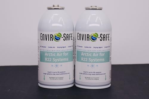 Generic Arctic Air for R22 systems, 2 Cans, Envirosafe, White