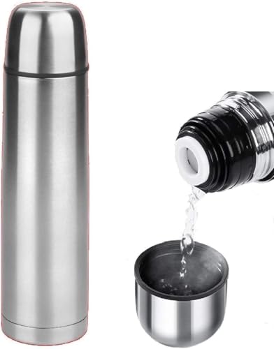 Vacuum Flask Leak Proof Premium Quality Keep Hot or Cold 100% Stainless Steel For Tea Hot and Cold Water 16.9 Oz