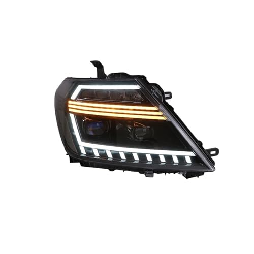 2PCS Car Styling Headlights Compatible For Nissan Patrol 2012-2019 Y62 LED DRL Sequential Moving Turn Signal Head Light LED Lens Auto Assembly