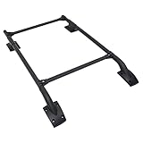 Roof Rack Rails Cross Bars Fit for 2005-2021 Nissan Frontier D40 Crew Cab Aluminum Rooftop Cargo Racks (Black)