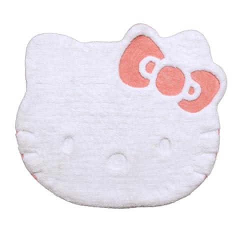 Franco Collectibles Hello Kitty Poly Tufted Non Slip Plush Area Rug, Bedroom/Bathroom, (Officially Licensed Product)