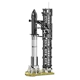 FunXylophy Starship Building Block Set, Detachable Space Rocket Building Block Assembly Kits, DIY Creative Collectible Display Rocket Model, Gift for Adults (1778PCS)