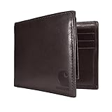 Carhartt Men's Billfold Wallet, Oil Tan Leather (Brown), One Size