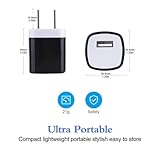 Wall Charger Cube, USB Plugs 10Pack, HOOTEK 1A/5V Single Port USB Charger Wall Plug Fast Charging Block Cube Box Adapter for iPhone 16/15/14/13/12 Pro Max/11/XS/XR/X/8 Plus,Samsung Galaxy,LG,HTC,Moto