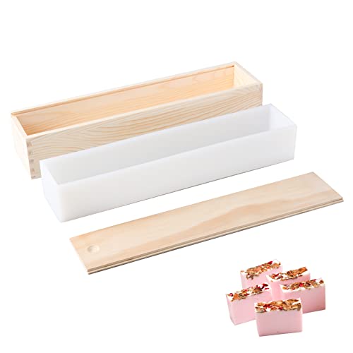 Large Rectangular Soap Mold Silicone Liner for 5 lb Wood Mold DIY Handmade Rectangle Loaf Mould