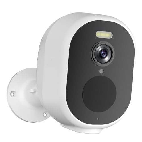 ELECCTV 2.4GHz & 5GHz Security Cameras Wireless Outdoor, tuya 2K QHD Home Security Cameras with 130°-Wide View, 3MP Color Night Vision, Spotlight,IP65 Waterproof, Support Alexa,WiFi,Cloud/SD