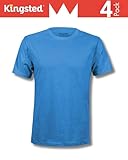 Kingsted Men's T-Shirts Pack - Royally Comfortable - Super Soft Cotton Blend - Short Sleeve Tagless Crewneck - Plain Colored Classic Tees (Everyday Pack, X-Large)