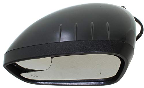Garage-Pro Mirror Compatible with 2011 Ford Fiesta Power, Manual Folding, Heated, with Blind Spot Glass and Signal Light, Hatchback/Sedan, To 1-12-11, Paintable, Driver Side