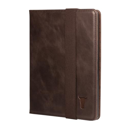 TORRO Case Compatible with Kindle Paperwhite/Paperwhite Signature Edition (6.8” - 11th Gen, 2021) – Premium Leather Case Compatible with Kindle Paperwhite with Wake/Sleep Function (Dark Brown)