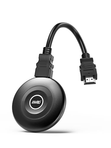 Wireless HDMI Display Dongle Adapter - Plug & Play 5G HDMI Wireless Miracast AirPlay Dongle - 4K Screen Mirroring Extender Video/Audio Streaming from Laptop/PC/Smartphone to HDTV/Projector/Monitor