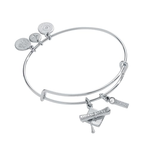 Alex and Ani 2025 Graduation Charm Bangle