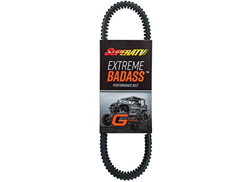 SuperATV Heavy Duty Extreme Badass CVT Drive Belt for 2014+ Polaris RZR XP 1000 / RZR XP4 1000, Built to Withstand high Temps and Extreme Abuse, USA Made