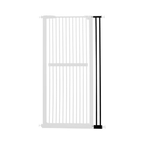 Lumizone Extra Tall Cat Gate Extension Kit 61.02" High Pressure Mounted 4.13" Extra Wide 1.37" Gap No Drilling Tall Pet Gate for Dogs (Black, 4.13"/10.5cm)