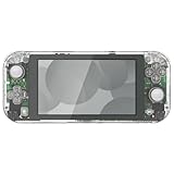 eXtremeRate Crystal Clear DIY Replacement Shell for Nintendo Switch Lite, NSL Handheld Controller Housing w/Screen Protector, Custom Case Cover for Nintendo Switch Lite [Controller NOT Included]