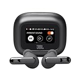 JBL Live Beam 3 - True Wireless Noise-Cancelling Stick-Closed Earbuds, 48Hrs Total Playback, Wireless Charging, 6 Mics for Perfect Calls, Multi-Point Connection, IP55 Waterproof and dustproof (Black)
