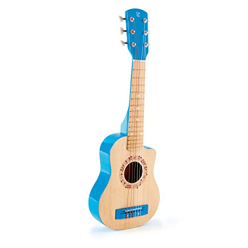 Hape 26 Inch Kids Guitar Toy Musical Instrument - Beginner Wooden Kids Guitar, Musical Toys w/ 4 Tunable Strings