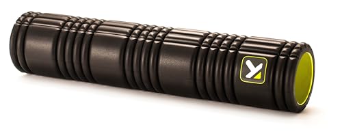 TRIGGERPOINT PERFORMANCE THERAPY GRID Patented Multi-Density Foam Massage Roller Exercise, Deep Tissue&Muscle Recovery Relieves Muscle Pain & Tightness, Improves Mobility & Circulation (26"), Black