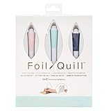 We R Memory Keepers Foil Quill Tool Freestyle Starter Kit, Includes Fine, Standard, and Bold Tip Pens, Foil Rolls in Gold, Silver, Copper, and Placement Tape DIY Scrapbooks, Journals, Planners, Cards