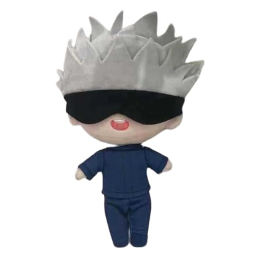 Flyshun Satoru Gojo Plush Collectible Doll 7.8 Inch Character Room Decor Cosplay Accessories (Satoru Gojo)