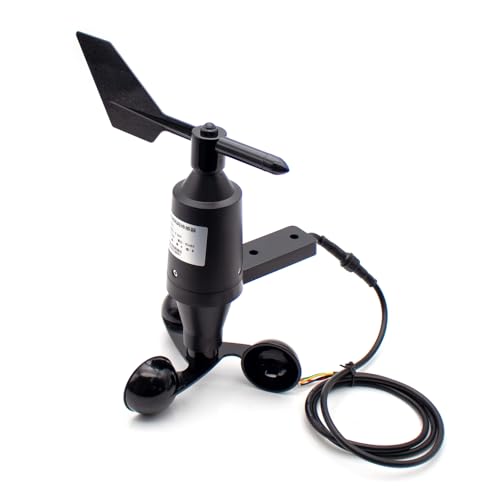 Integrated Wind Speed and Direction Sensor Outdoor Anemometer Wind Direction Transmitter Three Cup Type Wind Speed Detector