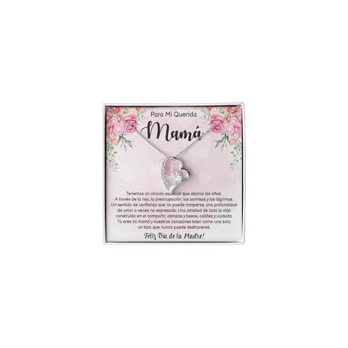 Cadenas Personalizadas Para Madre - Para El Amor De Mi Vida Cadena, Cadena De Oro Para Mujer 14k, Cadenas Para Mujer, Regalos Para Mama, Regalos De Navidad Para Mujeres, Regalos Para Madres