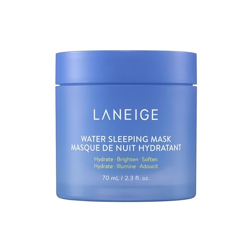 LANEIGE Water Sleeping Mask: Korean Overnight Mask, Squalane, Probiotic-Derived Complex, Hydrate, Barrier-Boosting, Visibly Smooth and Brighten