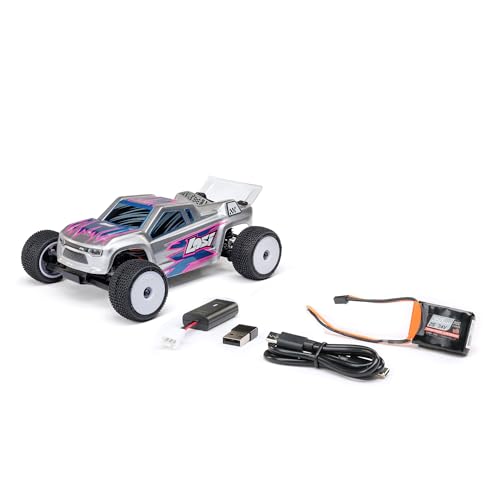 Losi Micro-T RC Car 1/28 2WD Silver RTR, LOS-1392T2