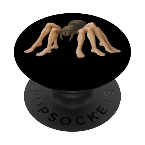 Spider with Human Legs Weird Art Design PopSockets Adhesive PopGrip