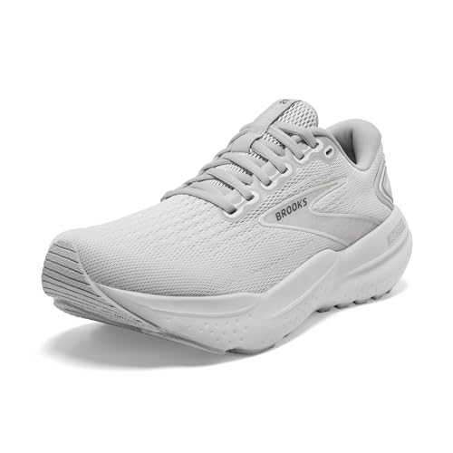Brooks Men’s Glycerin 21 Neutral Running Shoe - White/White/Grey - 11.5 Medium