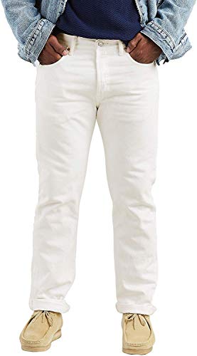 Levi's Men's 501 Original Fit Jeans (Also Available in Big & Tall), Optic Daisy, 38W x 30L